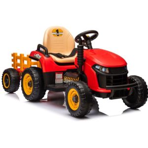 Otroški traktor s prikolico na akumulator BBH-030, Red